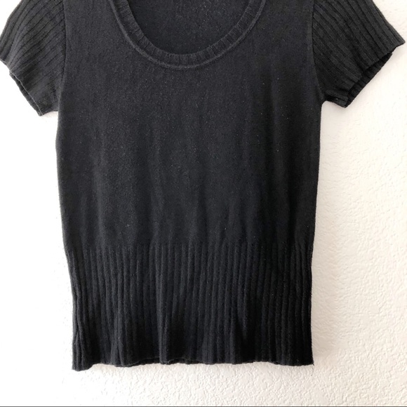 Vintage knits landing black short sleeve shirt - Picture 2 of 6